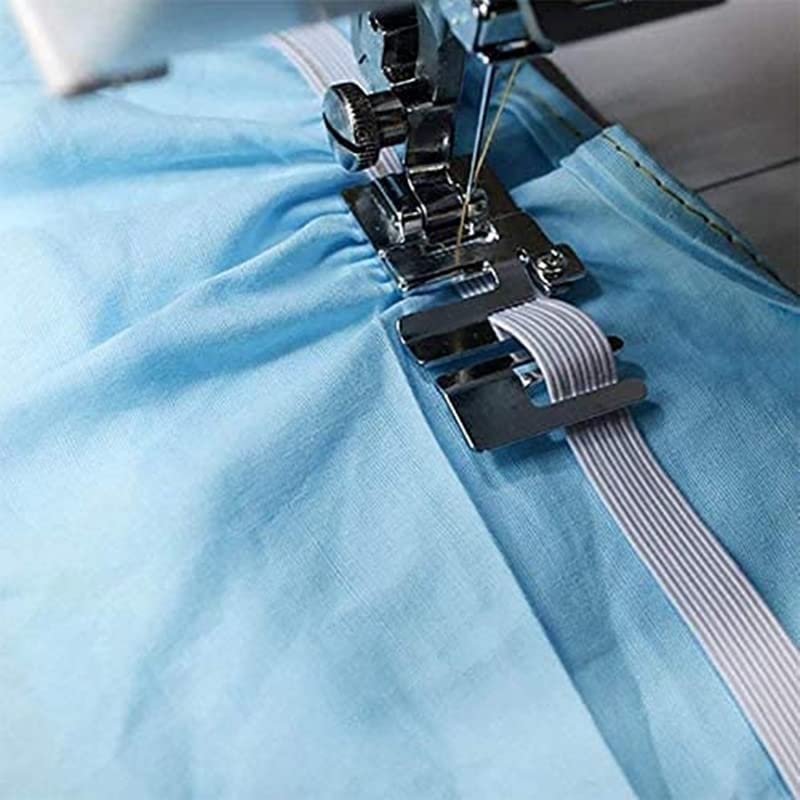 Pie prensatelas elástico para máquina de coser doméstica miniatura 2