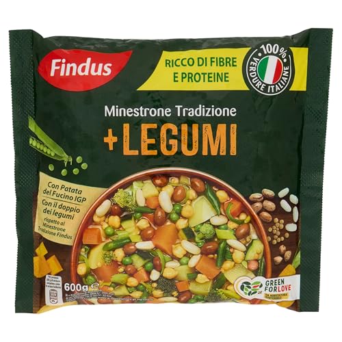 Findus Minestrone con Legumi Tradizione, 600 g (Surgelato)