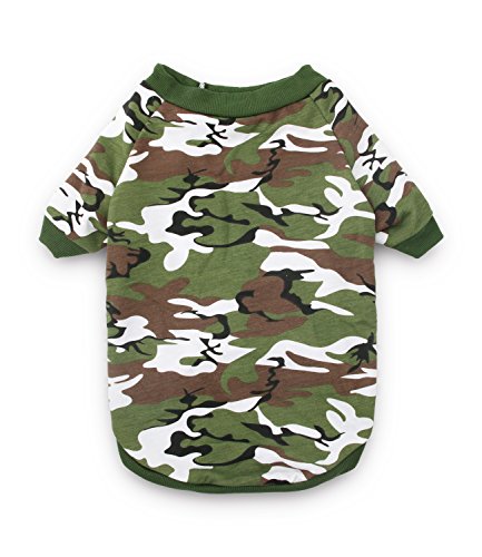 DroolingDog Big Dog Clothes Large Dog Tee Shirts Pet T Shirt XXXL Dog Clothes for Medium Dogs Boy, XXXL, Army Green