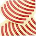 GLEAVI 60pcs Reflective Pressure Gauge Stickers Uv Resistant Color-coded Quarter-circle Labels for Industrial Equipment Safety Compliance
