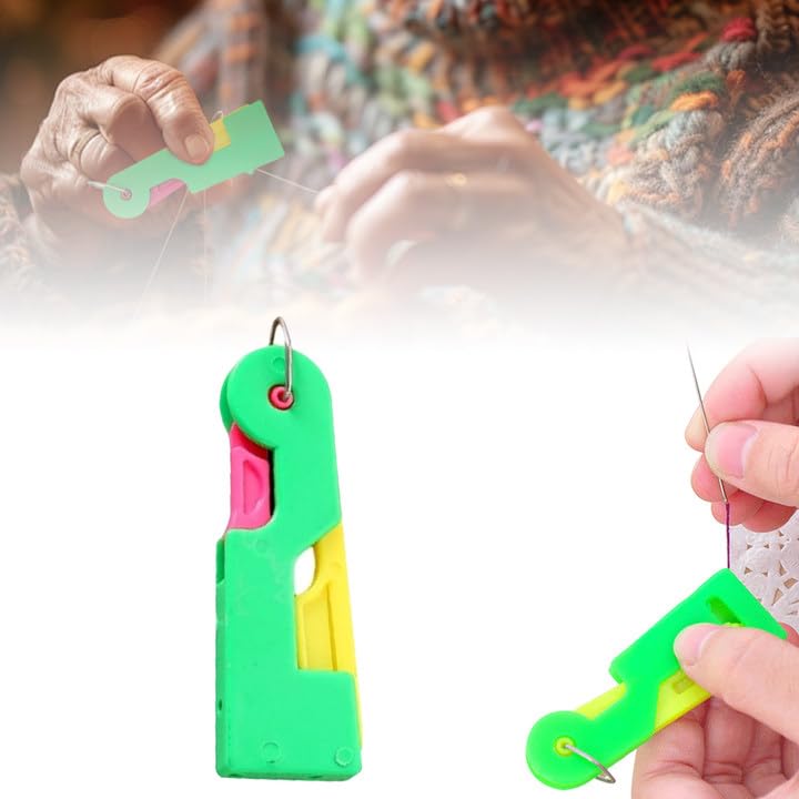 Infila aghi automatico, infila aghi da cucito, infila ago a mano, dispositivo automatico per cucito, ricamo, punto croce, artigianato, cucito, maglia, trapuntatura (1 pezzo)
