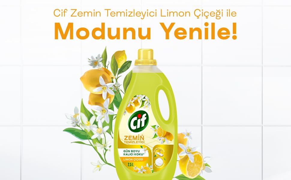 Cif Zemin Temizleyici Limon Çiçeği 2500 ml