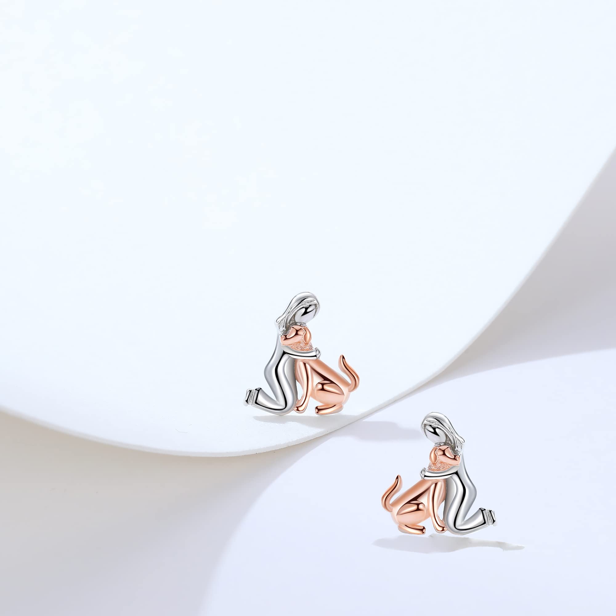 Orecchini A Bottone In Argento Sterling S925 Con Fiori E Simpatici Animaletti Orecchini A Bottone Gioielli Regalo Per Donne IT1