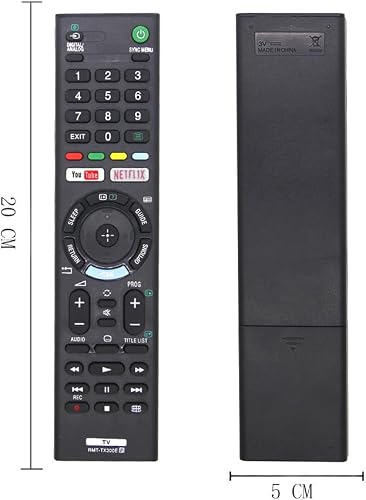 Replacement RMT-TX300E Sony tv remote control for TV Sony remote control with Netfllx and You Tube buttons - 3