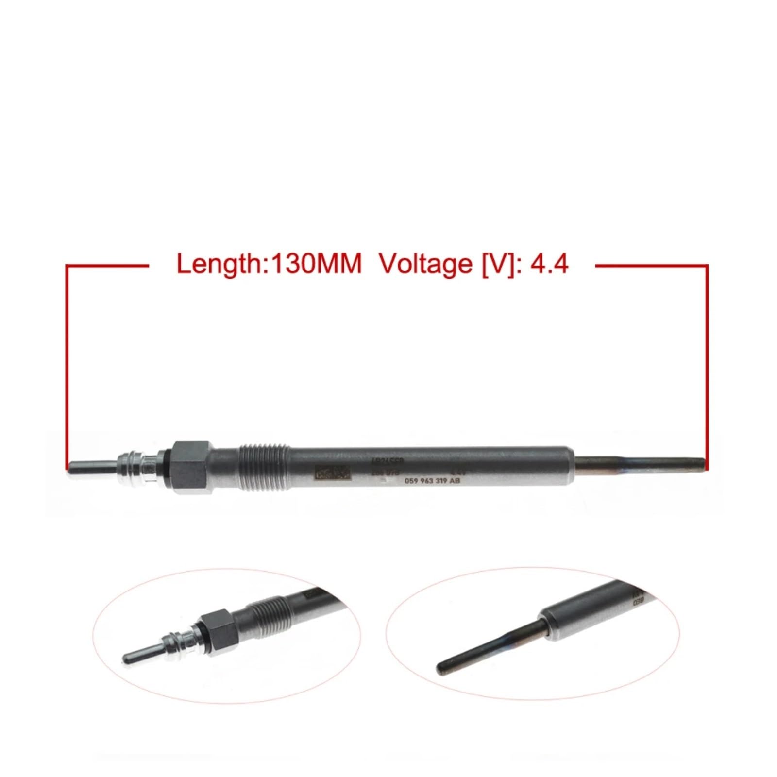 Candelette auto Spina Di Preriscaldamento Compatibile Con Per Passat Per Polo Per Scirocco 2004-2026 Riscaldatore Parcheggio Preriscaldatore Carburante Candela