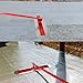 YMOBBU Bull Float Concrete Tool - 47x11.6 inch Stainless Steel Concrete Bull Float Kit with 4 x 3.8ft Bull Float Handle
