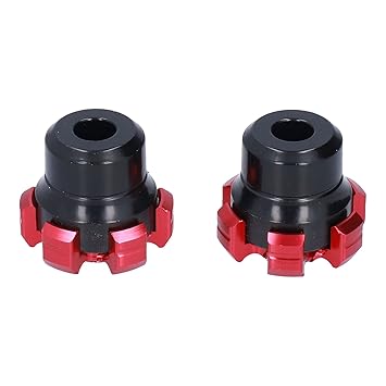 KTM Healthcare Wheel Crash Slider, Wheel Axle Protector CNC Aluminium Alloy for Bikes for Motorcycles(red) |