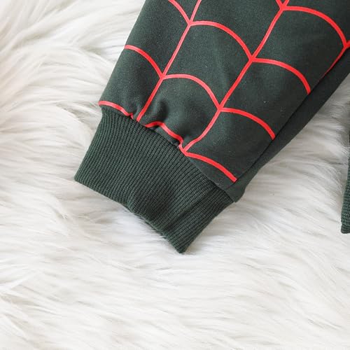 Image of 2-6T Toddler Baby Boy Clothes Color Blocking Hoodies + Pants Fall Winter Outfits