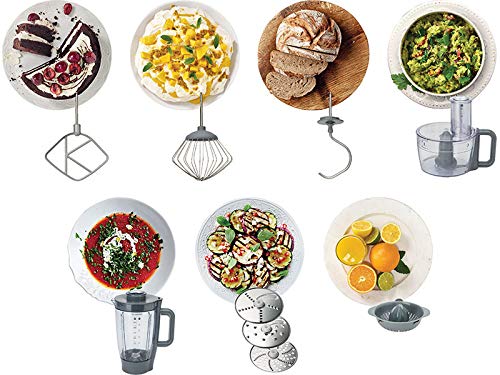 Kenwood-Prospero-KHC29H0WH-Robot-de-Cocina-Multifuncion-Bol-43L-Mezclar-Batir-y-Amasar-Batidora-de-Vaso-de-Cristal-15L-Procesador-de-Alimentos-14L-con-Tres-Discos-y-Exprimidor-Blanco