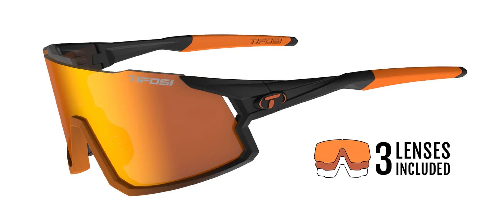 Tifosi Occhiali da sole ottici, ideali per ciclismo (ghiaia, MTB e strada), baseball, softball e pickleball