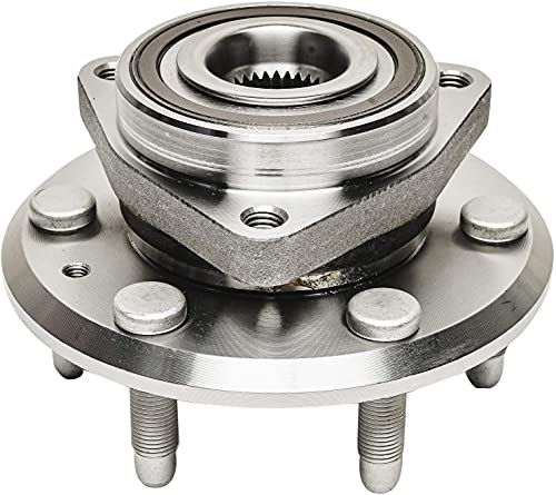 Image of Detroit Axle - Front Right CV Axle Wheel Bearing Hub for Chevy Traverse GMC Acadia Buick Enclave Saturn Outlook Passenger Side CV Axle Shaft Wheel Hub Bearing Assembly Replacement