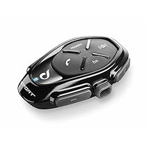 INTERPHONE SPORT – Doppio – Interfono Bluetooth da casco per comunicazione in moto, Fino a 4 motociclisti, Distanza 1Km, Autonomia 20 ore, Radio, MP3, GPS, Impermeabile, Universale.
