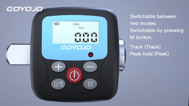 GOYOJO Digital Torque Wrench Adapter, 10-340Nm (7.4-250 ft-lb