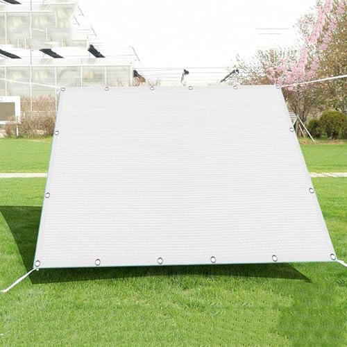 Voile d'ombrage rectangulaire contre vent et chaleur pour terrasse - 2