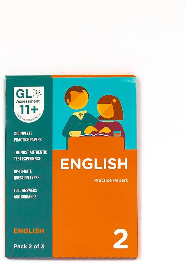 GL Assessment 11 Plus Practice Papers 2025 English Pack 2 | 11+ English Practice Paper For UK Exam Prep | GL Assessment 11+ Practice Books Hold 3 Practice Papers Exam Guidance And Answers