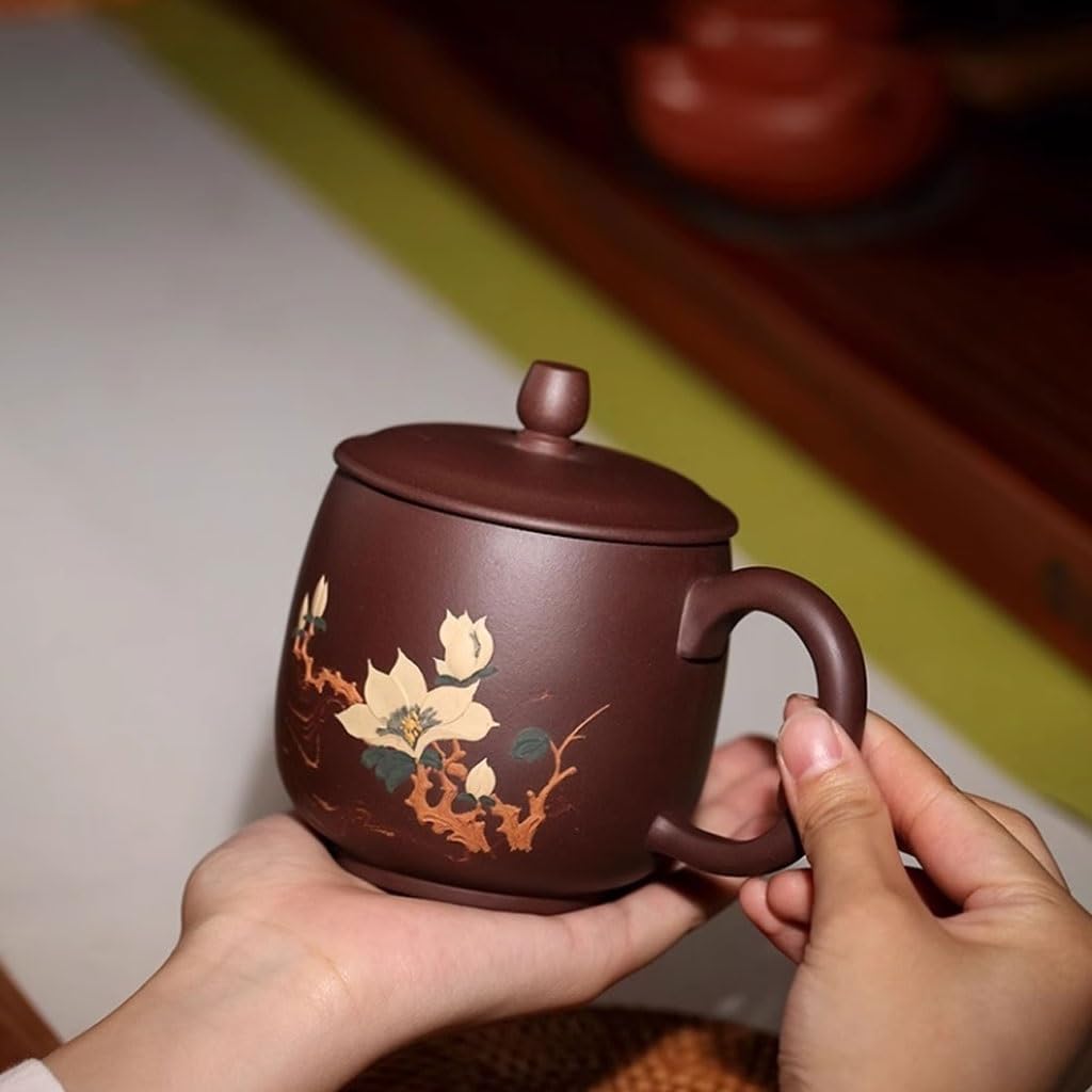 Matcha kubki domowe akcesoria do ceremonii herbaty fioletowy piasek kubek glina obraz kubek do herbaty z pokrywką męski biuro spotkanie kubek do herbaty zestaw do herbaty kubek do herbaty