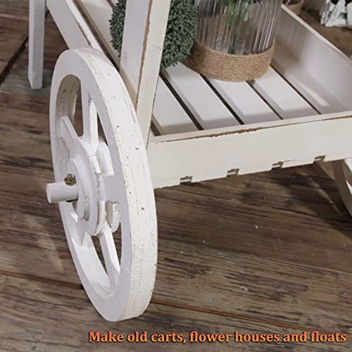 Table de travail bois haut de gamme à deux roulettes design - 4