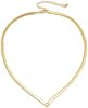 Women's Flat Snake Chain Necklace Plated Chain Choker Necklace Hiphop Punk Necklace Gold Silver