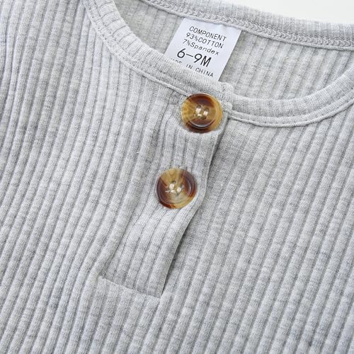 KIDDLETOWN Baby Schlafanzug, Baby Schlafstrampler, Baby Pyjam, Strampler Neugeborene, Babyschlafanzug Baumwolle, Schlafanzug, Pyjamas Langarm Strampler Schlafoverall für Mädchen und Jungen