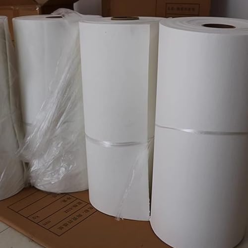 Miniatura 2 de EMENAR Manta aislante de fibra de cerámica, temperatura de 2,300.0 F, aislamiento ignífugo de alta temperatura para hornos, hornos, forjas, estufas