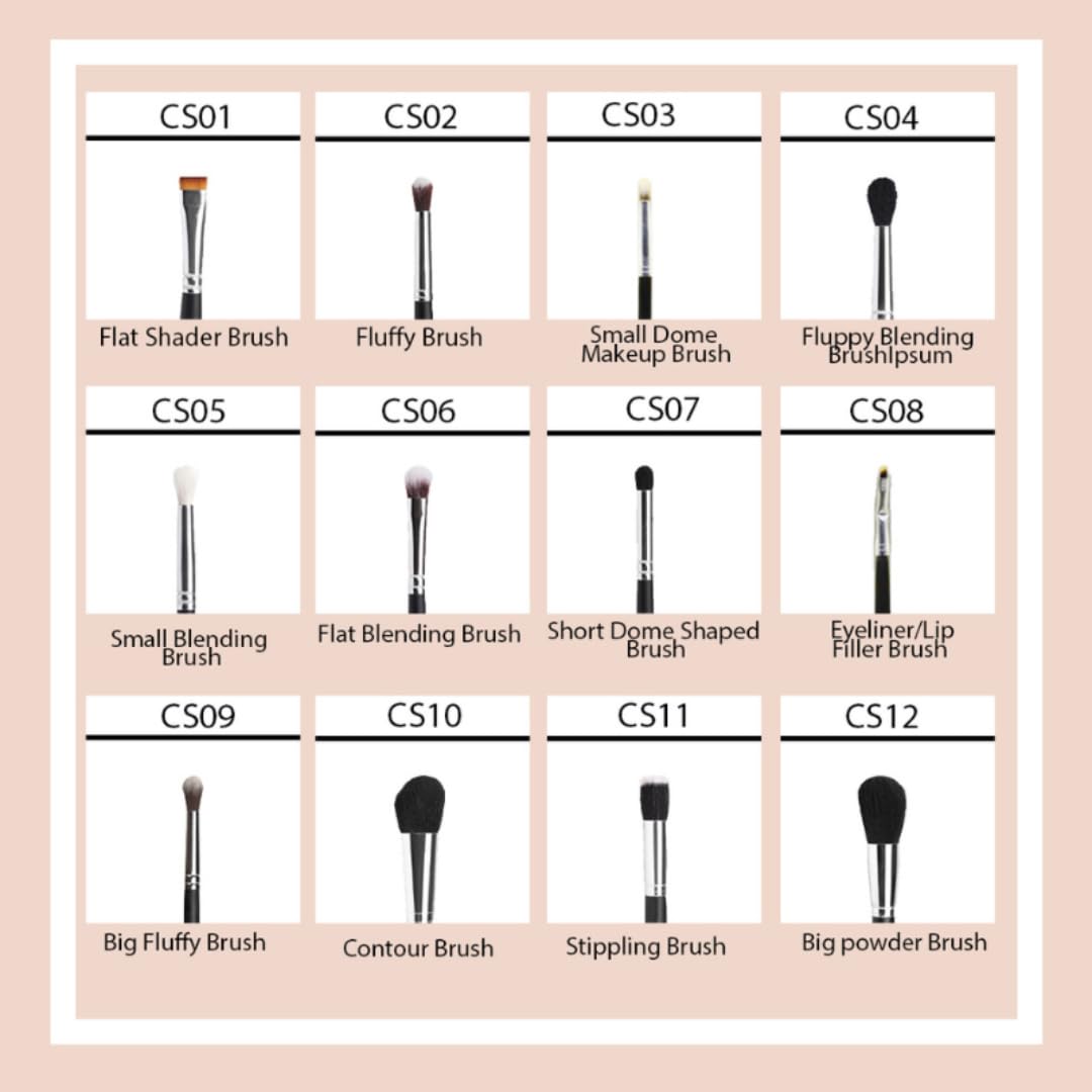 Cuffs N Lashes X Shystyles CS01 Flat Shader Brush – High Performance Eye Makeup Brush | Soft Bristles | Cruelty-Free | Handmade in India | Professional Eye Shadow Application - Image 7 thumbnail