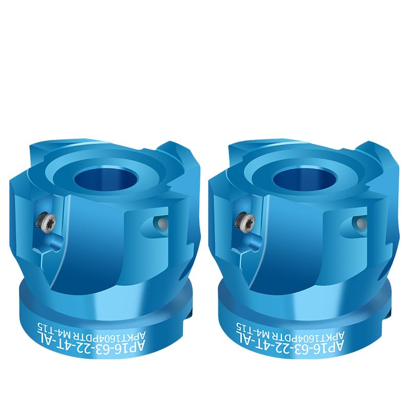 1pc AP16 Fräser Kopf 90 Grad Schulter Micro Adust Messerkopf for APKT1604 Einsätze Fräsen Mit Aluminium(AP16-50-22-4T-AL)