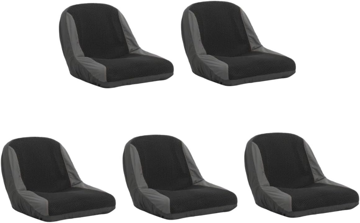 5pcs Lawn Mower Seat Cover Honeycomb Design and Breathable Tractor Fits Riding Mowers Lightweight and Easy to Store
