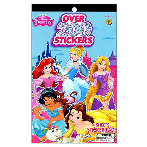 Disney Princess Sticker Pad Over 200 Stickers