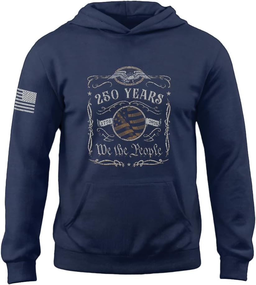 250 Anniversary Usa Hoodie, 250th Anniversary Flag Hoodie, Patriotic Hoodies For Men