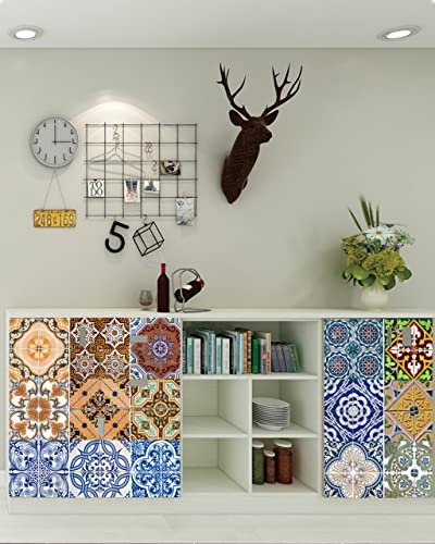 Flfk Peel And Stick Backsplash Tiles Sticker Wallpaper,6Pcs 39.3 * 7In Self Stick Wall Tiles Self-Adhesive Tile Door Decals Removable 3D Contact Paper For Door Stais Bathroom Kitchen Cupboard #TOP3