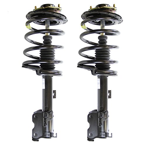 Detroit Axle 172378_172379 Quick Loaded Strut Assembly, Front Strut Assembly for 2007-2012 Nissan Sentra [Passenger Side, Complete Strut, Base,S,SL,SR Only] - 2pc Set