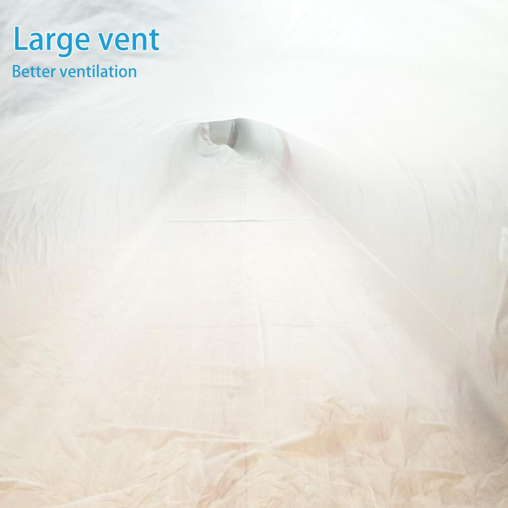 Uposao Sac De Soufflage De Climatiseur, Conduit De Guidage De Sac De Tuyau De Soufflage Flexible Sacs De Conduit De Guidage Pliable pour Climatiseur Tuyau D'Échappement De Climatisation,10mx90cm