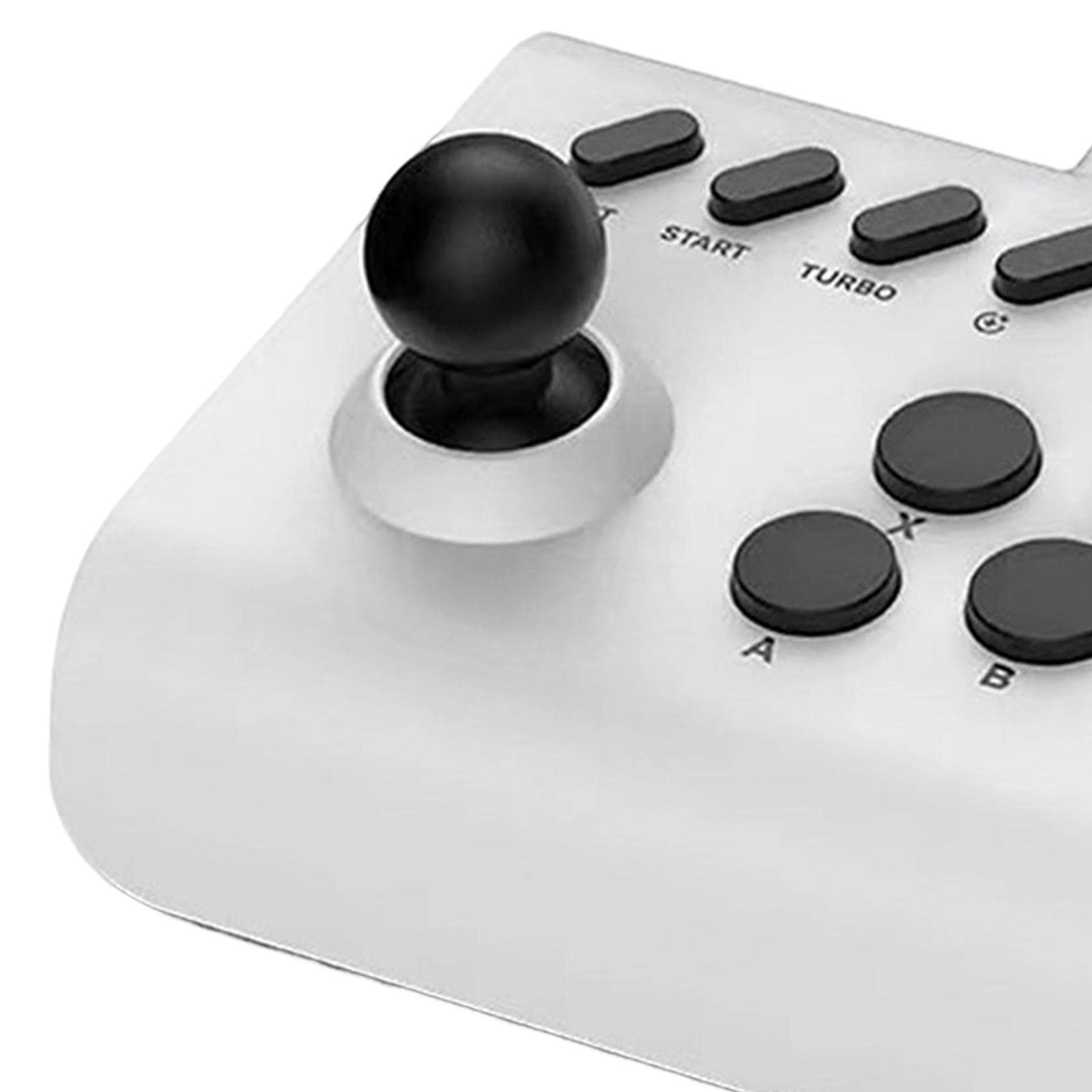 3 set Arcade Rocker Gioco Joystick 13 Pulsanti per Console di Gioco Smartphone Computer Bianco Nero 14.5x7x11.5 cm