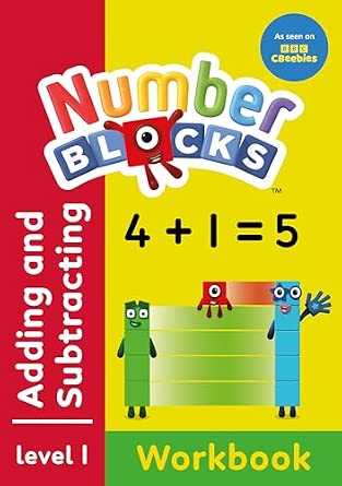 Numberblocks Adding and Subtracting Red Level Workbook 2