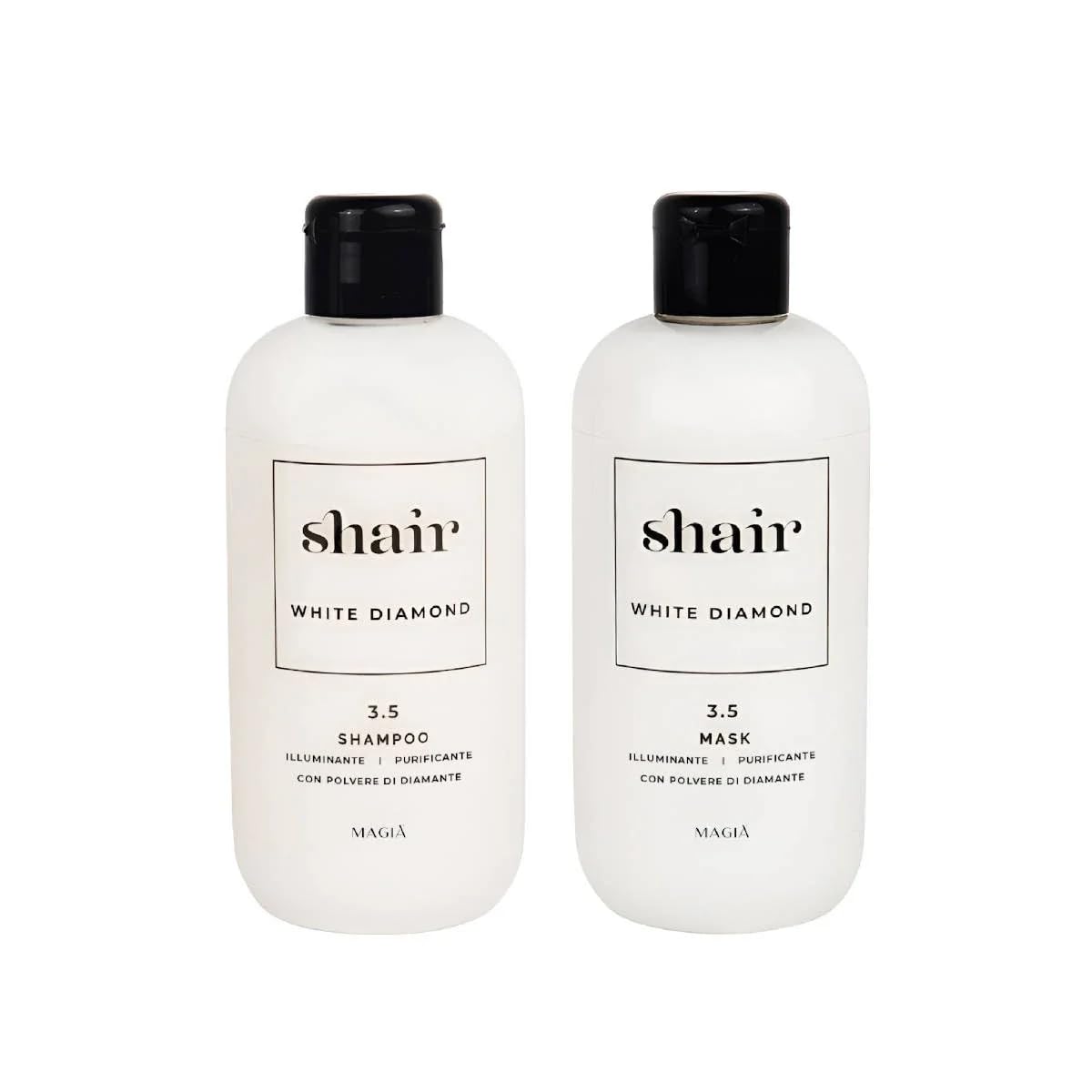SHAIR White Shampoo e Maschera PH Fisiologico 2x250ml