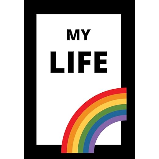My Life: notebook/secret diary Special LGBT (rainbow), journal intime à complèter (personnalisable) spécifique lesbiennes, gays, bisexuels, transexuels