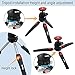 qubo Mini Tripod for Camera and Phone - Tabletop Small Phone Tripod Mount for GoPro iPhone / Cell Phones Webcam Projector Compact DSLR - Hand Desktop Camera Tripod Stand Table