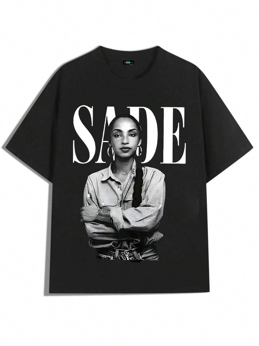 SADE Ｔシャツ Buy SXV STYLE Sade Portrait Design,Casual Print,Comfortable and