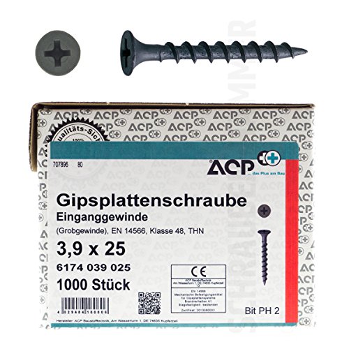 ACP HU-XI-201 Gipsplattenschrauben 1000 Stück