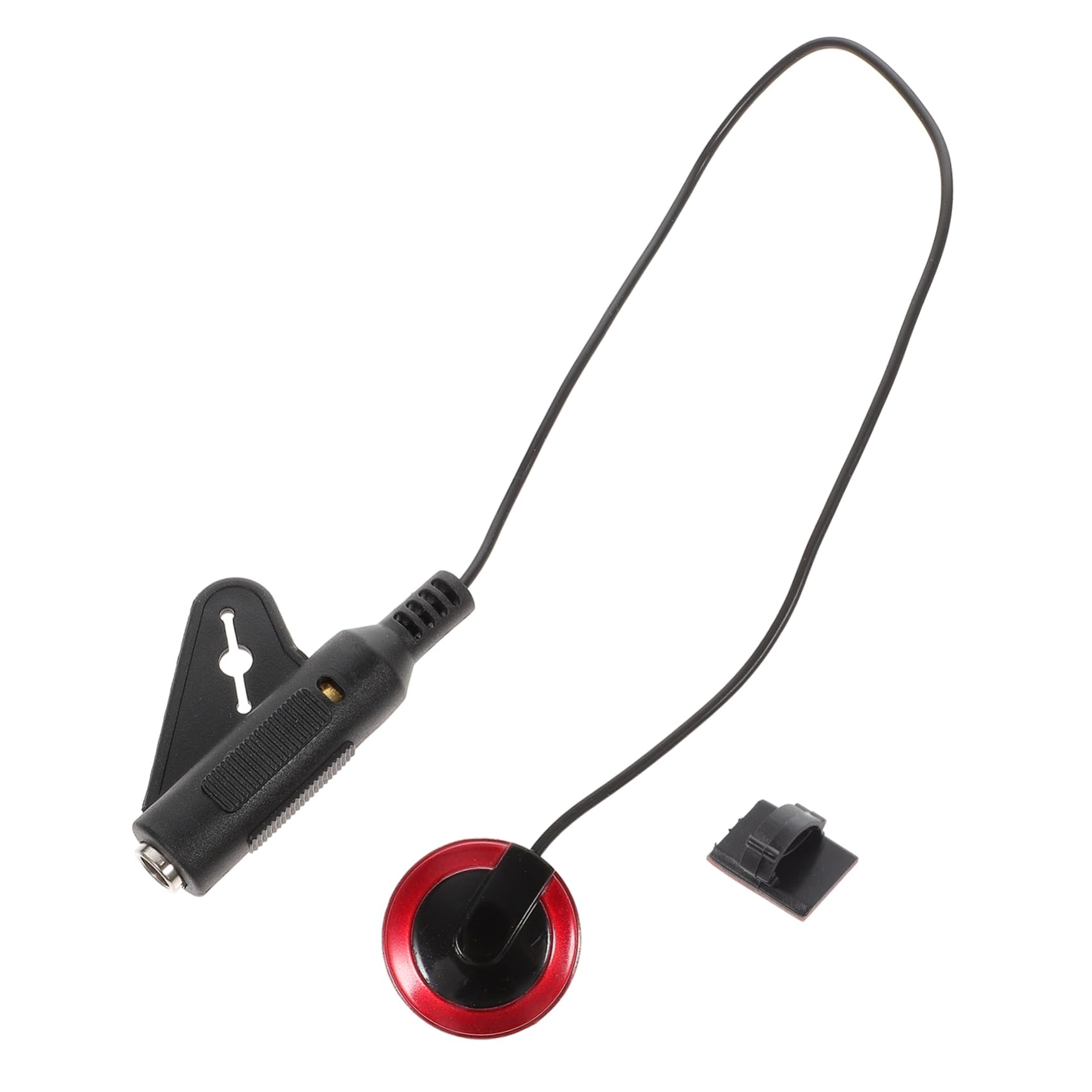 Yardwe 1PC Guitar Pickup for Acoustic Instruments Portable Non Punching Paster Sound Transducer for Ukulele Kalimba Erhu and More Easy Installation with Adhesive for Home and Stage Use