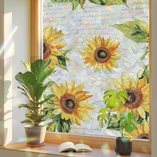 Vinilo decorativo para ventana 17.7x78.7in Qibunaqu miniatura 1
