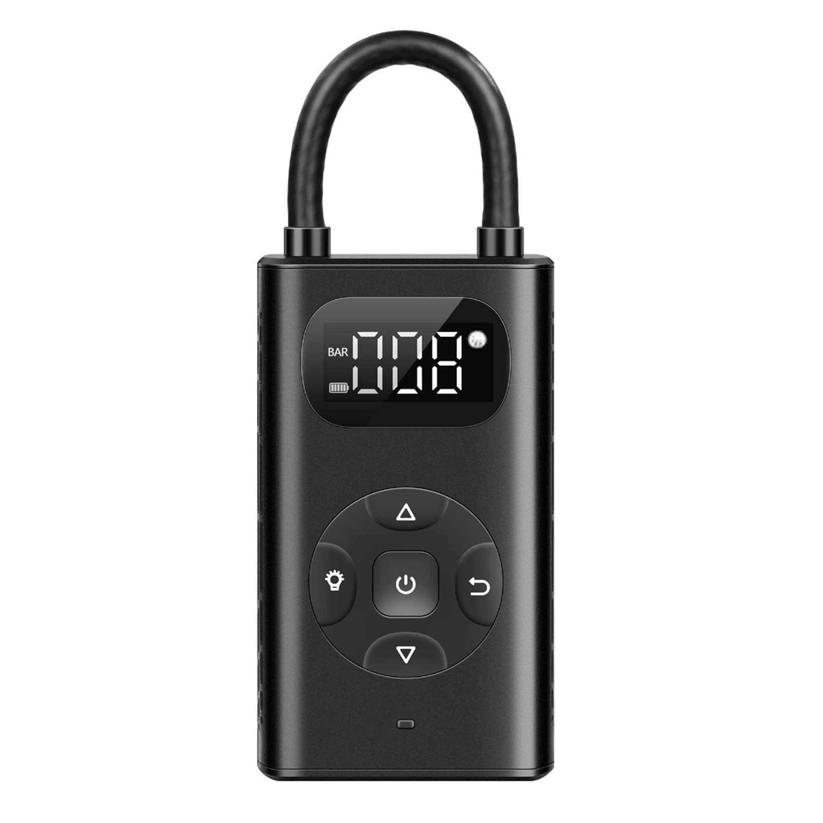 Mini compresseur d'air portatif sans Fil de gonfleur de Pneu, Affichage numérique, Rechargeable par USB, Pompe à air électrique pour pneus de Voiture, balles