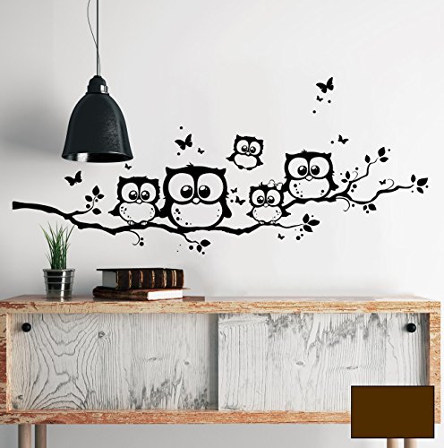 Adesivo da Parete Gufo su Ramo Ramo Gufo wandtat