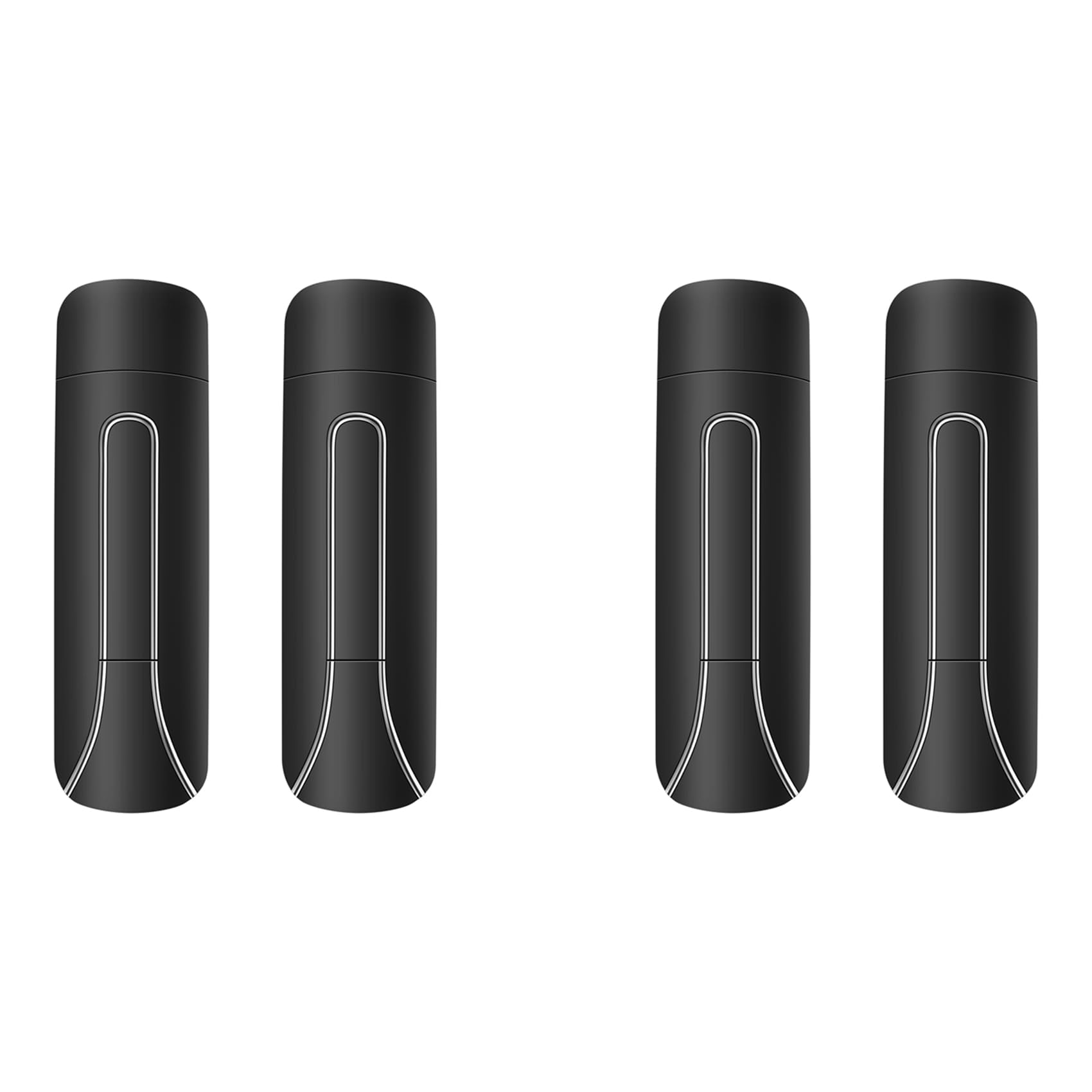 Vjsujehgy 4Pcs Wall Mounted Bathroom Plastic Liquid Soap Dispenser 350Ml Shower Gel Detergent Shampoo Bottle for Kitchen Hotel