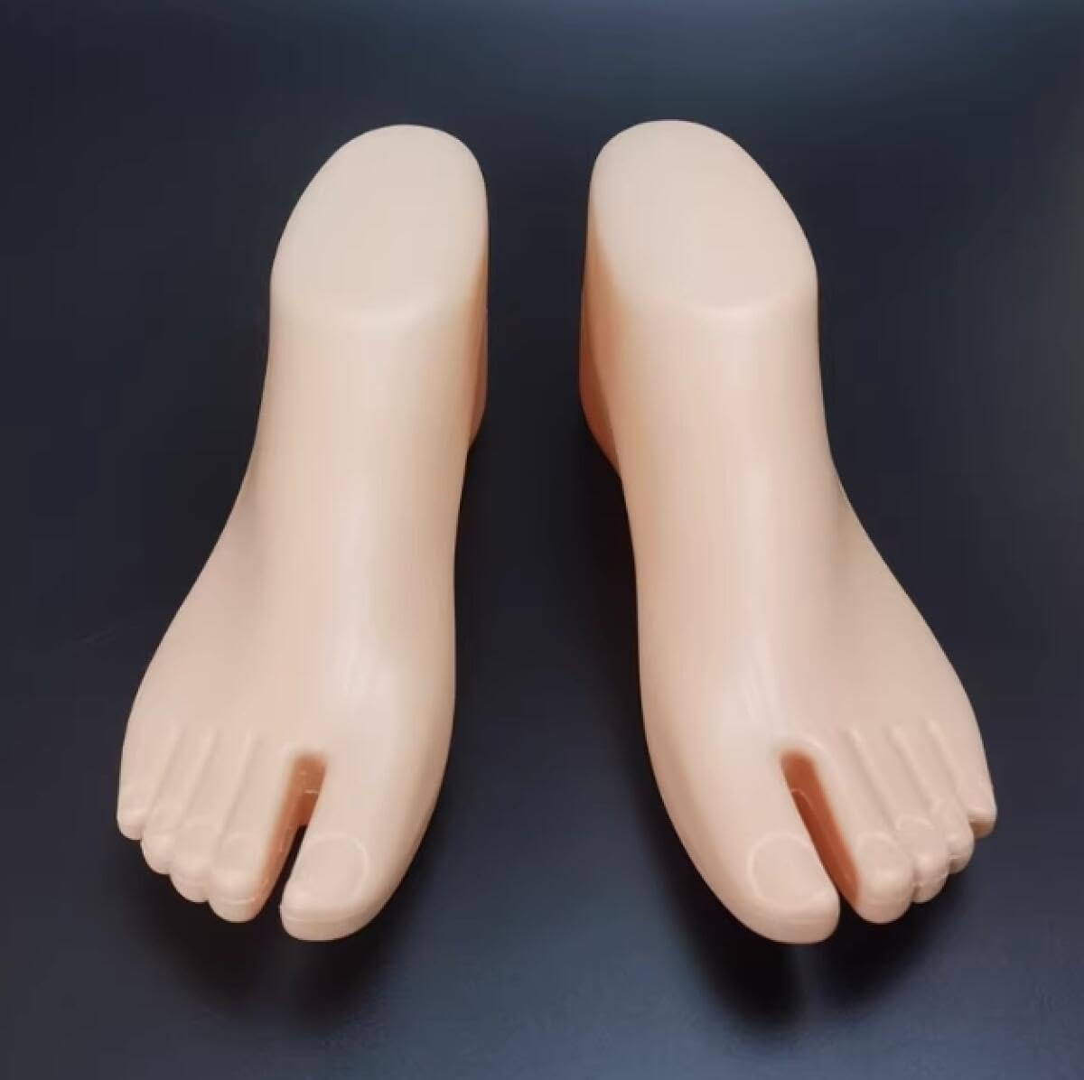 YJIUYUANQ Female Plastic Foot Model Stand Tools for Women Sandals Shoes Sock Display, Mannequin Feet 2 Pairs