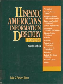 Hardcover Hispanic Americans Information Dir Book