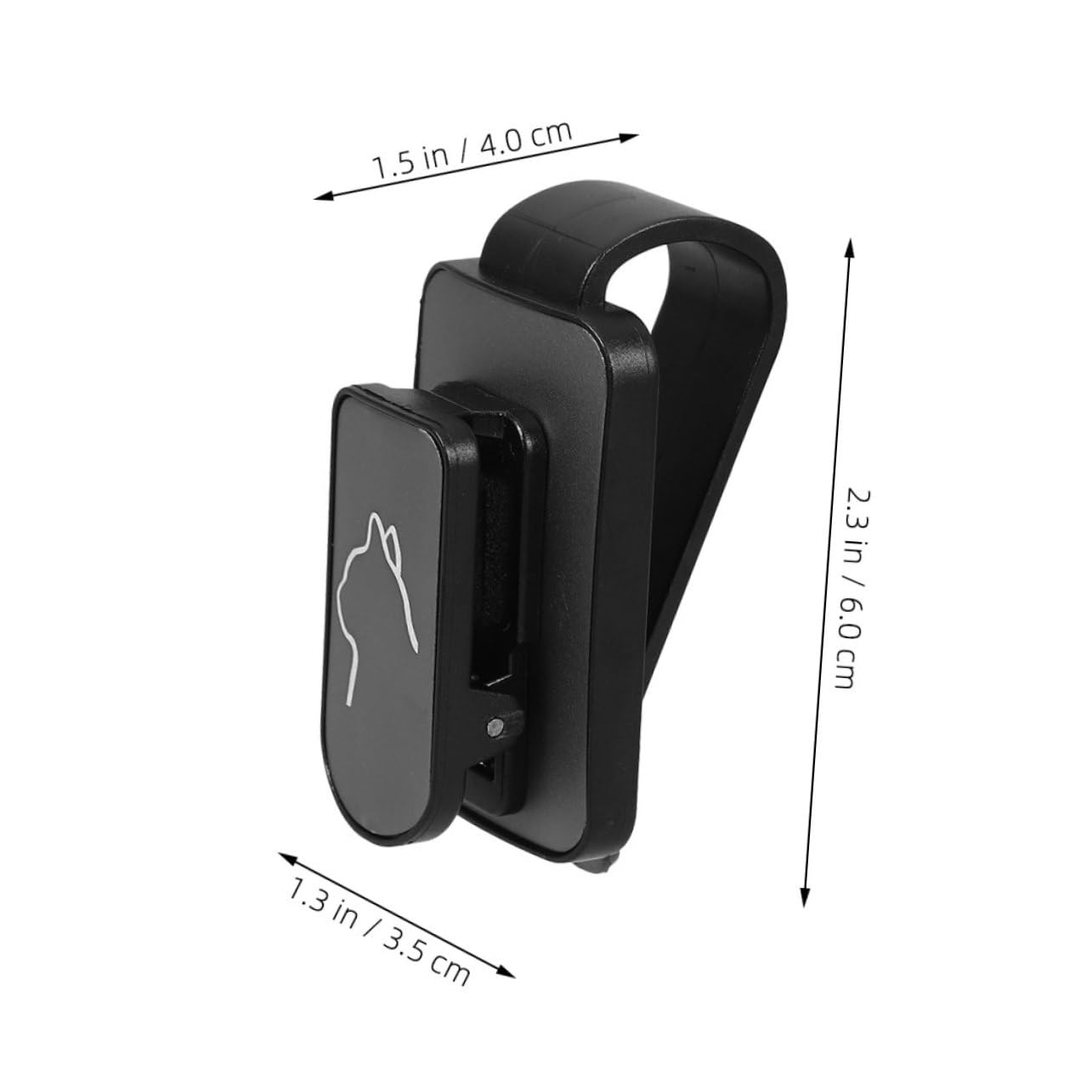 ULTECHNOVO 6pezzi Porta Occhiali da Sole per Auto Clip per Visiera Supporto Compatto e Sicuro per Occhiali e Carte Facile Accesso e Organizzazione Auto