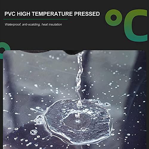 Bâche en vinyle transparent imperméable 2x3m pour protection extérieure