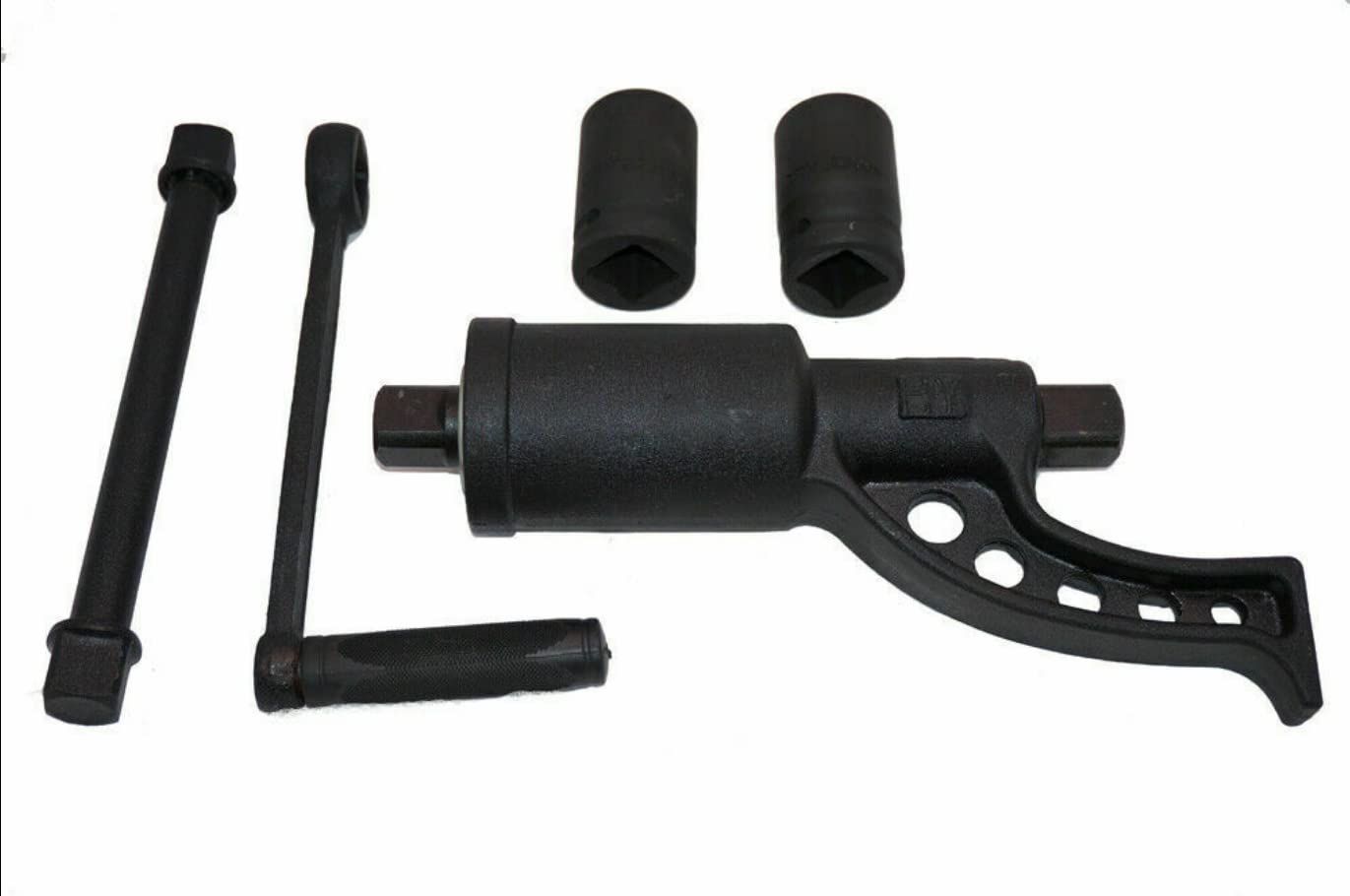 TANIASHOP Moltiplicatore di Forza Chiave Svita Bulloni per Ruote Camion Furgoni Trattori Veicoli Pesanti 4800 Nm in Valigetta