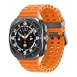 Samsung Galaxy Watch Ultra (2025), AI Smart Watch, Marine Band, Titanium Casing, Cushion Design, Quick Button, 47mm, LTE, Titanium Grey, 3 Year Extended Warranty (UK Version)